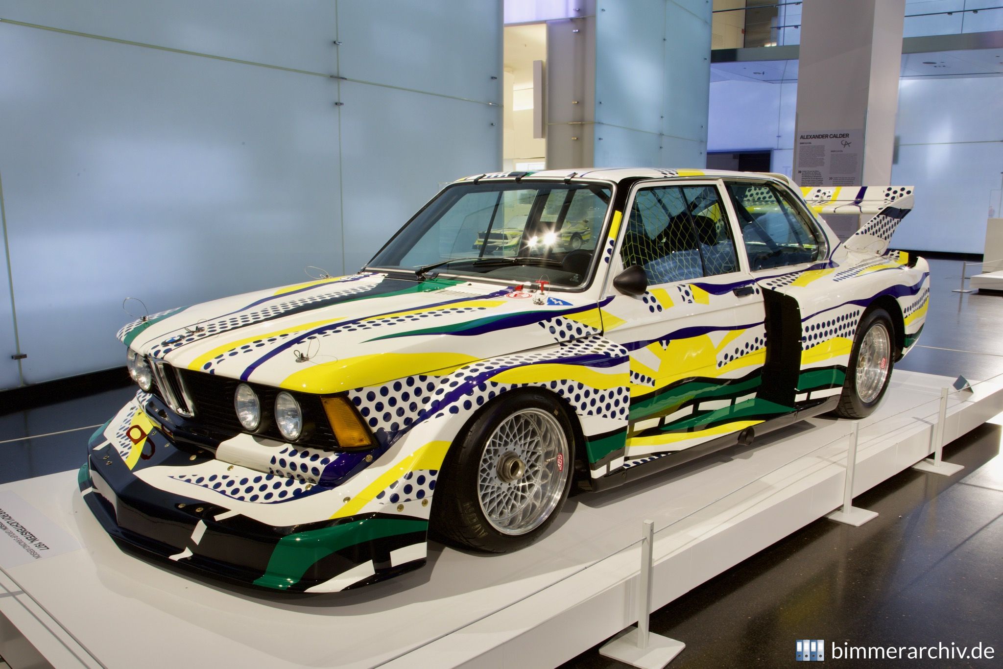 BMW 320i Gruppe 5 Rennversion - Roy Lichtenstein, Art Car, 1977