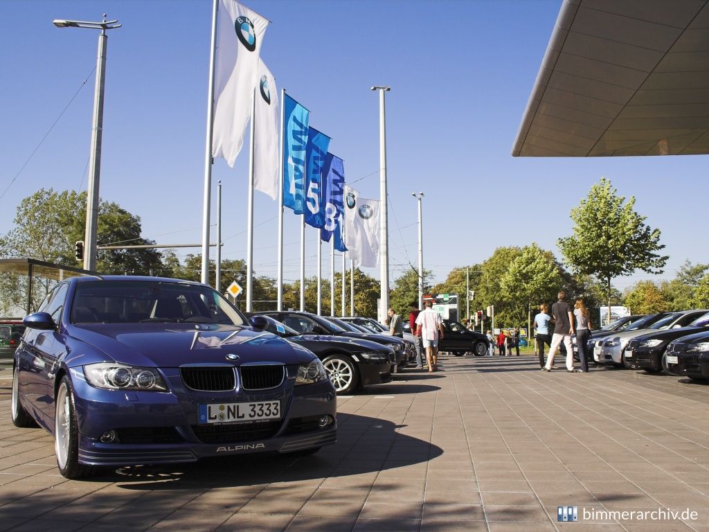 Alpina D3 vor der BMW Niederlassung Leipzig