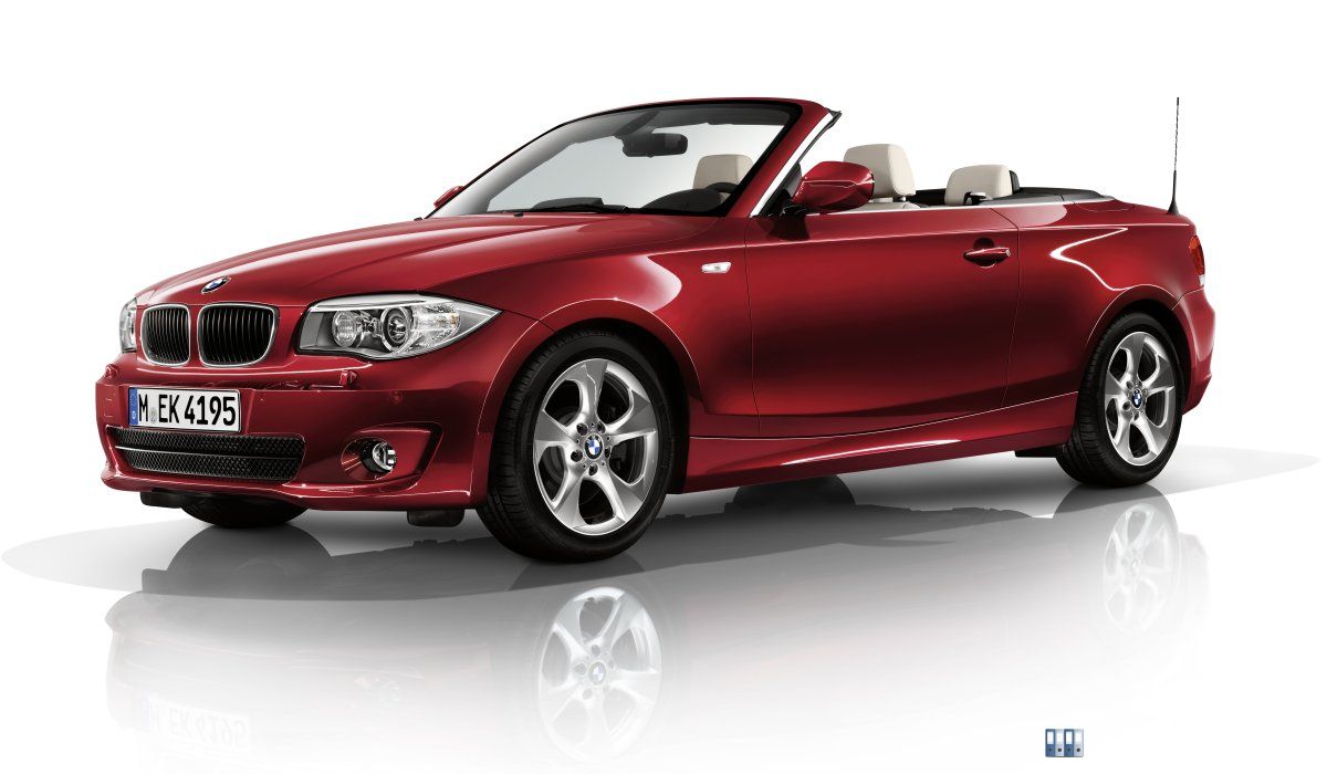 BMW 123d Cabrio - Vermilionrot