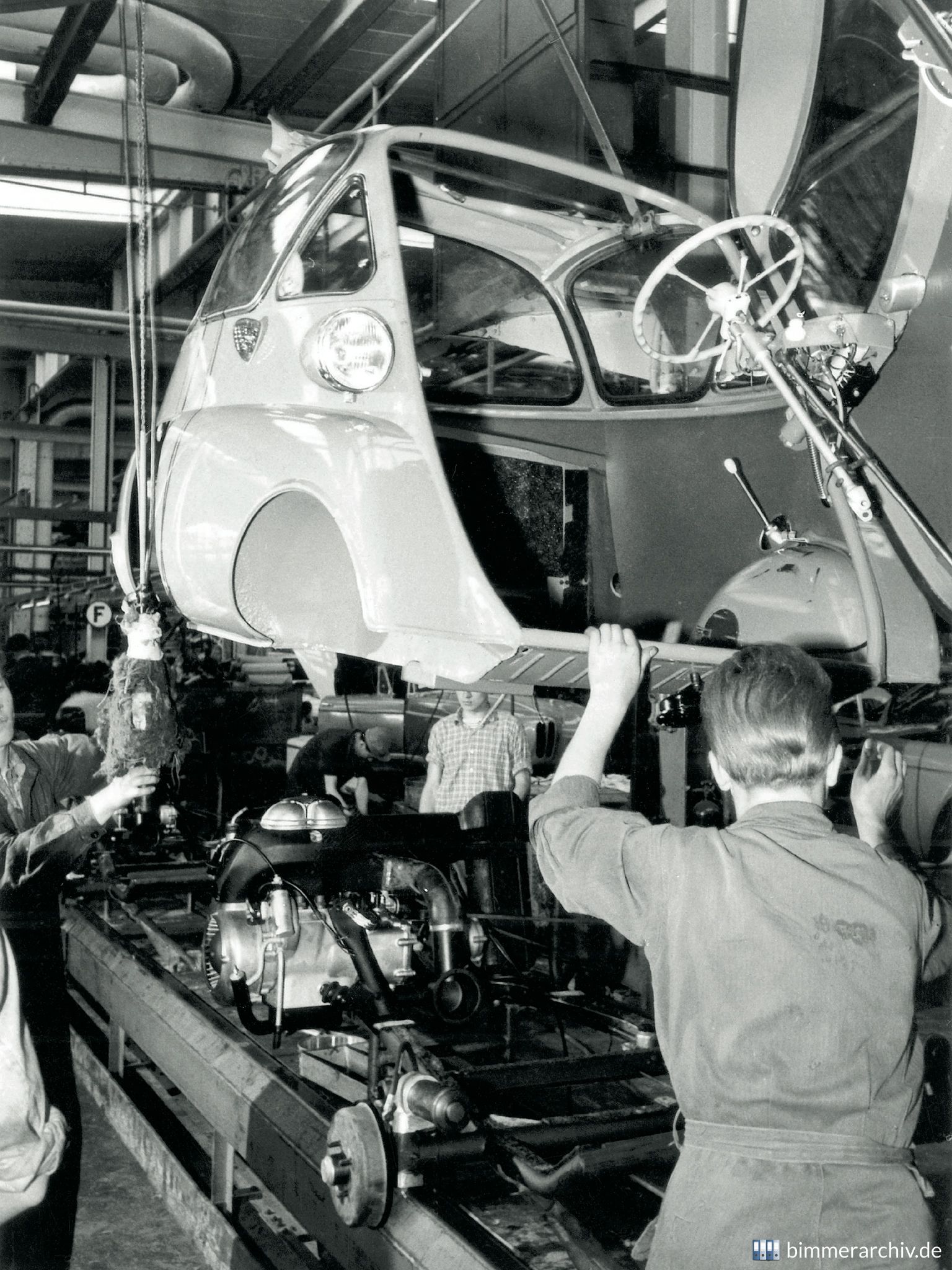 BMW Werk München - Produktion BMW Isetta (1960)
