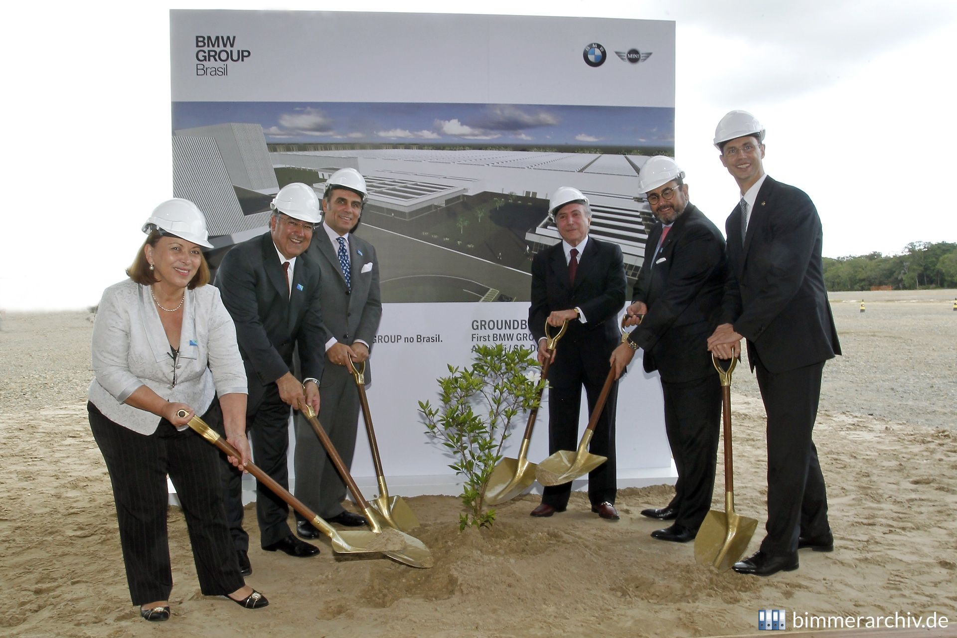 Spatenstich für das neuen BMW Group Werk Araquari, Brasilien