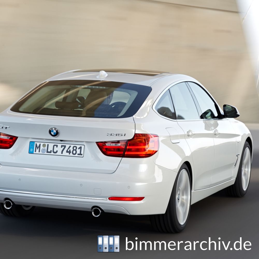 Baureihenarchiv für BMW Fahrzeuge · BMW 335i Gran Turismo · bimmerarchiv.de