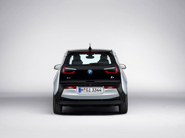 BMW i3 - Ionic Silver mit Akzent BMW i Blau